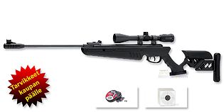 Swiss Arms TG1 ilmakivääri 5.5mm kiikarilla, musta