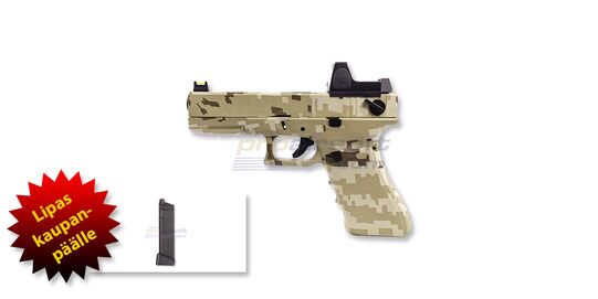 Raven EU18 With Red Dot Sight, Metal Slide, Digital Desert