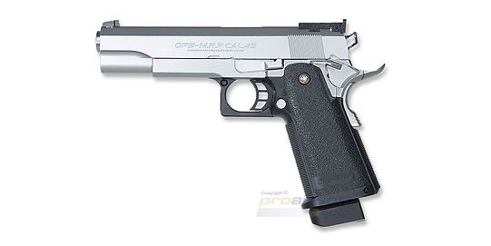 Marui Hi-Capa 5.1 blowback kaasupistooli, hopea