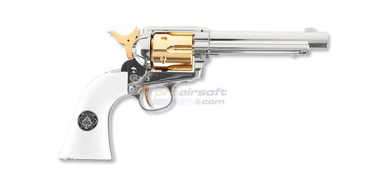 Umarex Colt SAA Smoke Wagon 4,5mm CO2, Nickel/Gold