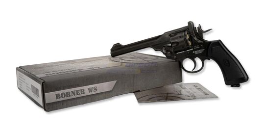 Borner Webley Revolver 4.5mm BB CO2, Black