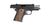 Army Armament 1911 R45A1 blowback kaasupistooli musta