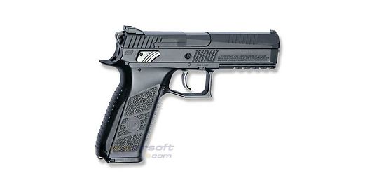 ASG CZ P-09 ilmapistooli rihlattu 4,5mm CO2, metalli musta