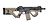 ASG-Hera Arms CQR SSS sähköase (Mosfet), hiekka
