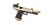 Vorsk Hi-Capa 5.1 GBB With Red Dot Sight, Full Metal, Gold/Black