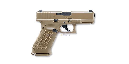Umarex Glock 19X ilmapistooli 4.5mm CO2, hiekka