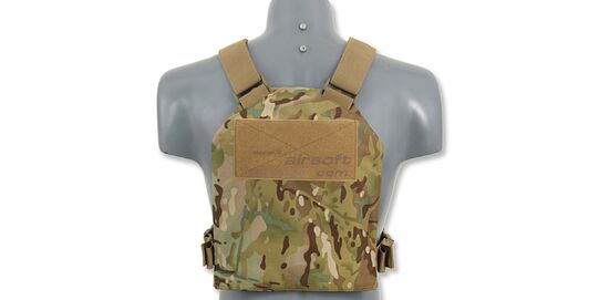 Plate Carrier + pehmeät panssarilevyt, multicam