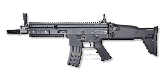 Marui Next-Gen SCAR-L CQC NGRS blowback sähköase - metalli, musta - Tokyo Marui Next-Gen SCAR-L CQC musta täysmetallinen blowback sähköase