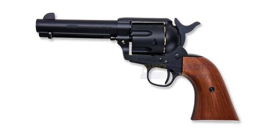 Marui SAA .45 Civilian 4.75" Spring Revolver – Classic Western Airsoft, Black - Marui SAA .45 Civilian 4.75