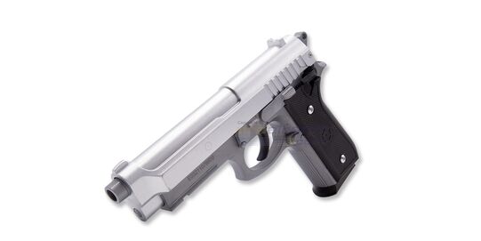 Cybergun Taurus PT92 jousipistooli, metalli hopea