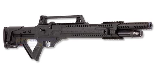 Hatsan Invader Auto PCP ilmakivääri 6.35mm, musta