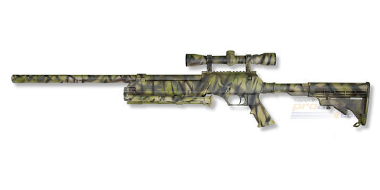 ASG Urban Sniper jousitoiminen kivääri, vihreä camo