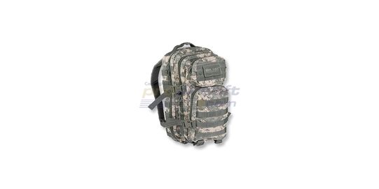 Mil-Tec rynnäkköreppu 20L, ACU - Mil-Tec 20 litran rynnäkköreppu useilla taskuilla ja MOLLE-lenkeillä