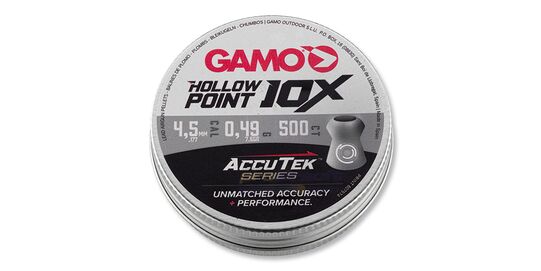 Gamo Hollow Point AccuTek Series 4.5mm (500) - Gamo Hollow Point AccuTek Series 4,5 mm ilmakiväärin ontelokärkiluodit