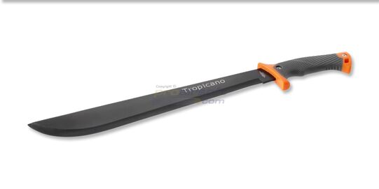 Joker Tropicano machete - Joker Tropicano machete 38 cm ruostumattomalla terällä ja mustalla kumikahvalla