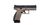 ASG P-10 C CO2 pistooli, blowback, metalliluisti, dualtone