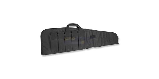 Mil-Tec Rifle Case 140 cm, Black - Mil-Tec 140 cm padded rifle case for transporting a long gun