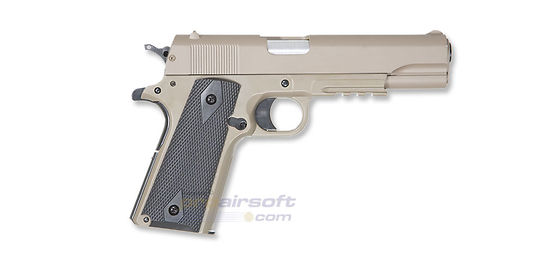 Cybergun Colt M1911 Tan Metal Slide