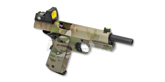 Raven MEU GBB With Red Dot Sight, Full Metal, Multicam