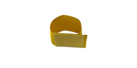 Bluedot Armband 3" With Velcro for Patches, Yellow
