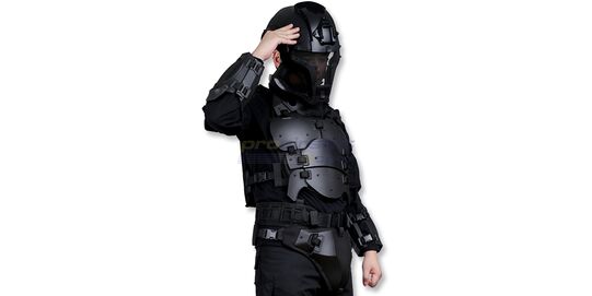 Diablo WST panssarihaarniska, musta