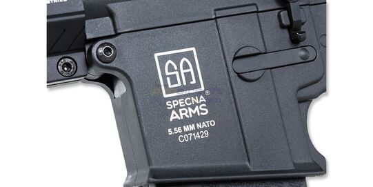 Specna Arms SA-C17 CORE HAL ETU Gen2 AEG, Black - Logo and markings