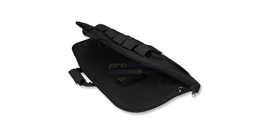 Mil-Tec Rifle Case 140 cm, Black - Padded main compartment and internal securing straps in the Mil-Tec 140 cm rifle case