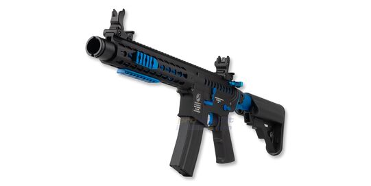 Cybergun Colt M4 Blast sähköase - metalli, KeyMod, MOSFET, sininen