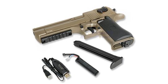 Cyma Desert Eagle sähköpistooli Mosfet Edition, hiekka