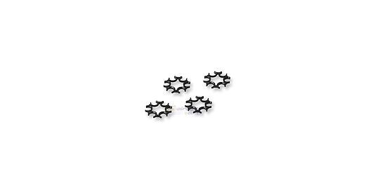 ASG TYPE Moon Clip for 6 & 4.5mm DW 715 - black type 4pcs