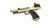 Vorsk Hi-Capa 5.1 GBB With Red Dot Sight, Full Metal, Gold/Black