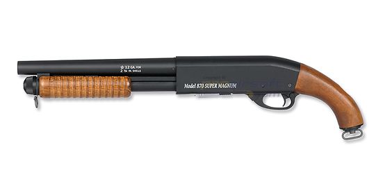 M870 Spring Type Shotgun, Metal/Wood