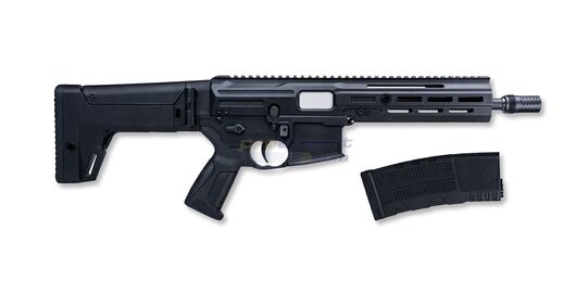 ASG FLCN 5.56 M95 sähköase – MOSFET, ETU, M-LOK Sportline - Moderni AR-tyylinen airsoft sähköase sivulta