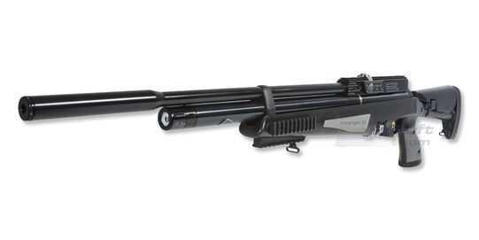Hatsan AT44-10 Tactical QE PCP Air Rifle 5.5mm - Hatsan AT44-10 Tactical QE PCP air rifle with tactical stock and QuietEnergy barrel
