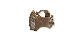 ASG Metal Mesh Half Mask With Ear Protection Tan