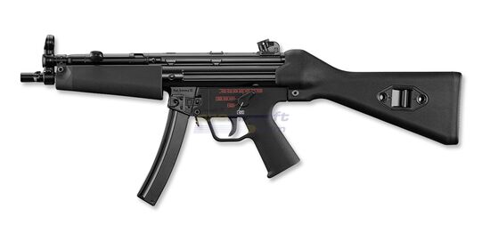 Marui Next-Gen MP A4 NGRS Blowback AEG – Full Metal, 3-Burst - Tokyo Marui MP5 A4 Next-Gen blowback electric airsoft gun with metal parts