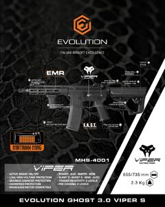 Evolution Ghost 3.0 Viper S – high-end Carbontech AEG with VIPER ETU