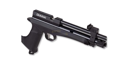 Diana Chaser Rifle Kit CO₂ Air Pistol .22 Cal – Convertible Pistol & Rifle Combo - Compact Diana Chaser CO₂ air pistol setup ready for target shooting