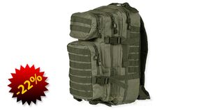 Mil-Tec rynnäkköreppu 20L, vihreä