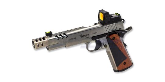 Vorsk Defender Pro M.E.U. kaasupistooli punapistetähtäimellä