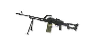 A&K PKM konekivääri, metalli musta