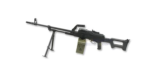 A&K PKM konekivääri, metalli musta