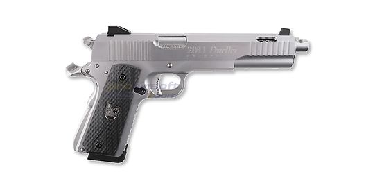 Cybergun Dueller Prismatic CO2 pistooli, metalli hopea
