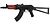 Cybergun AKS74U Airgun 4,5mm CO2