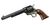 Marui SAA .45 Cavalry 7,5" jousirevolveri, hopea