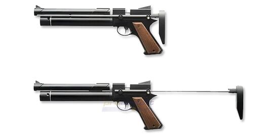 Snowpeak PP750L PCP Air Pistol 5.5mm – Long Version with Adjustable Stock & Suppressor