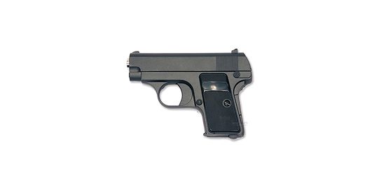 Colt 25 jousipistooli, metalli