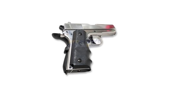 Cybergun Colt Defender blowback kaasupistooli, hopea