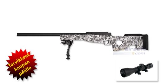 ASG AW .308 jousitoiminen kivääri, lumikuvio