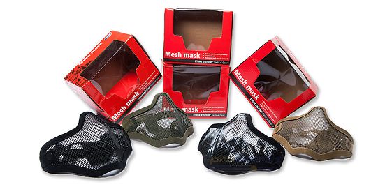 ASG Metal Mesh Half Mask Tan